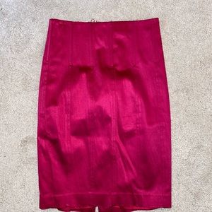 Pink Pencil Skirt